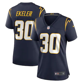 womens nike austin ekeler navy los angeles chargers game je